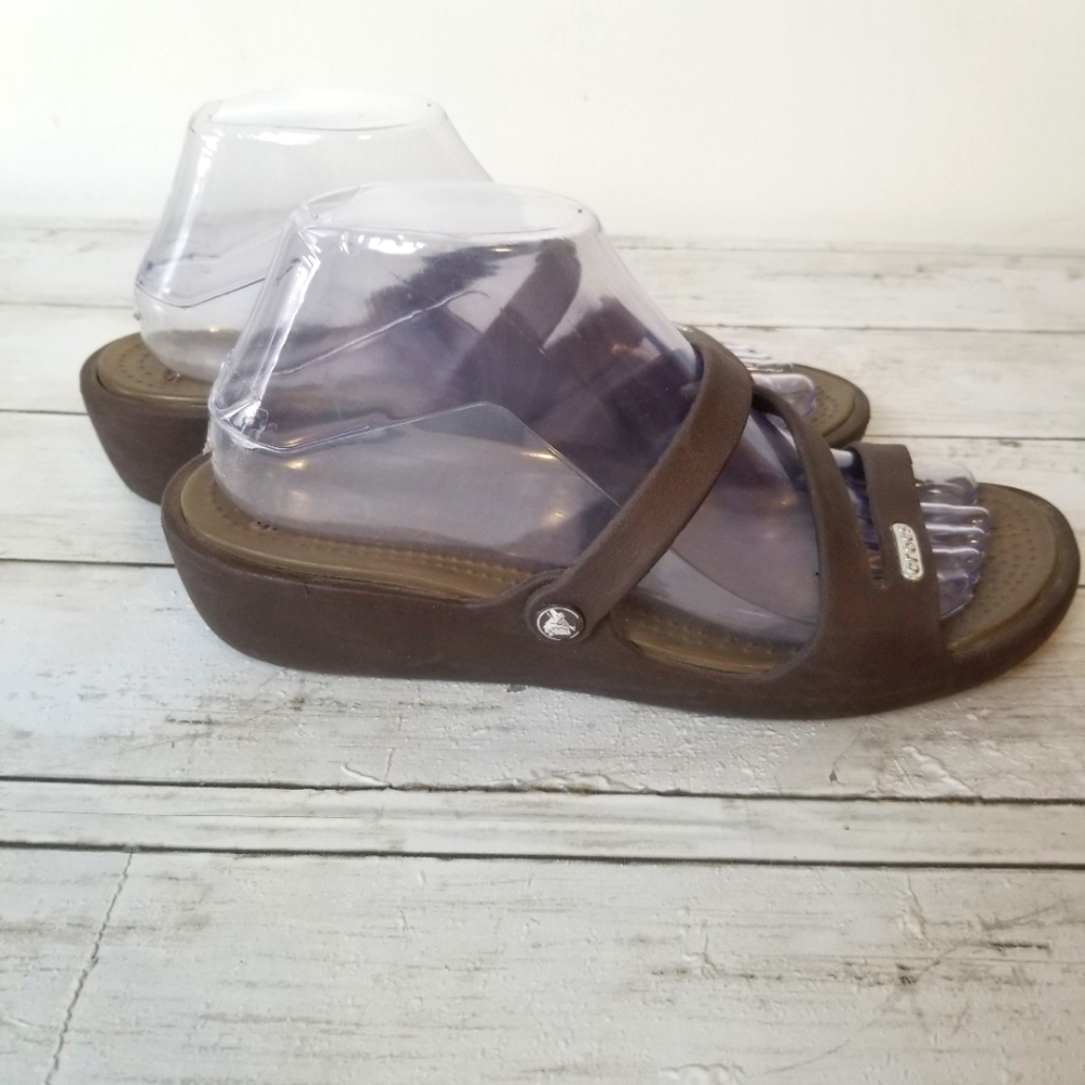 Crocs Patricia Wedge Slide Sandals